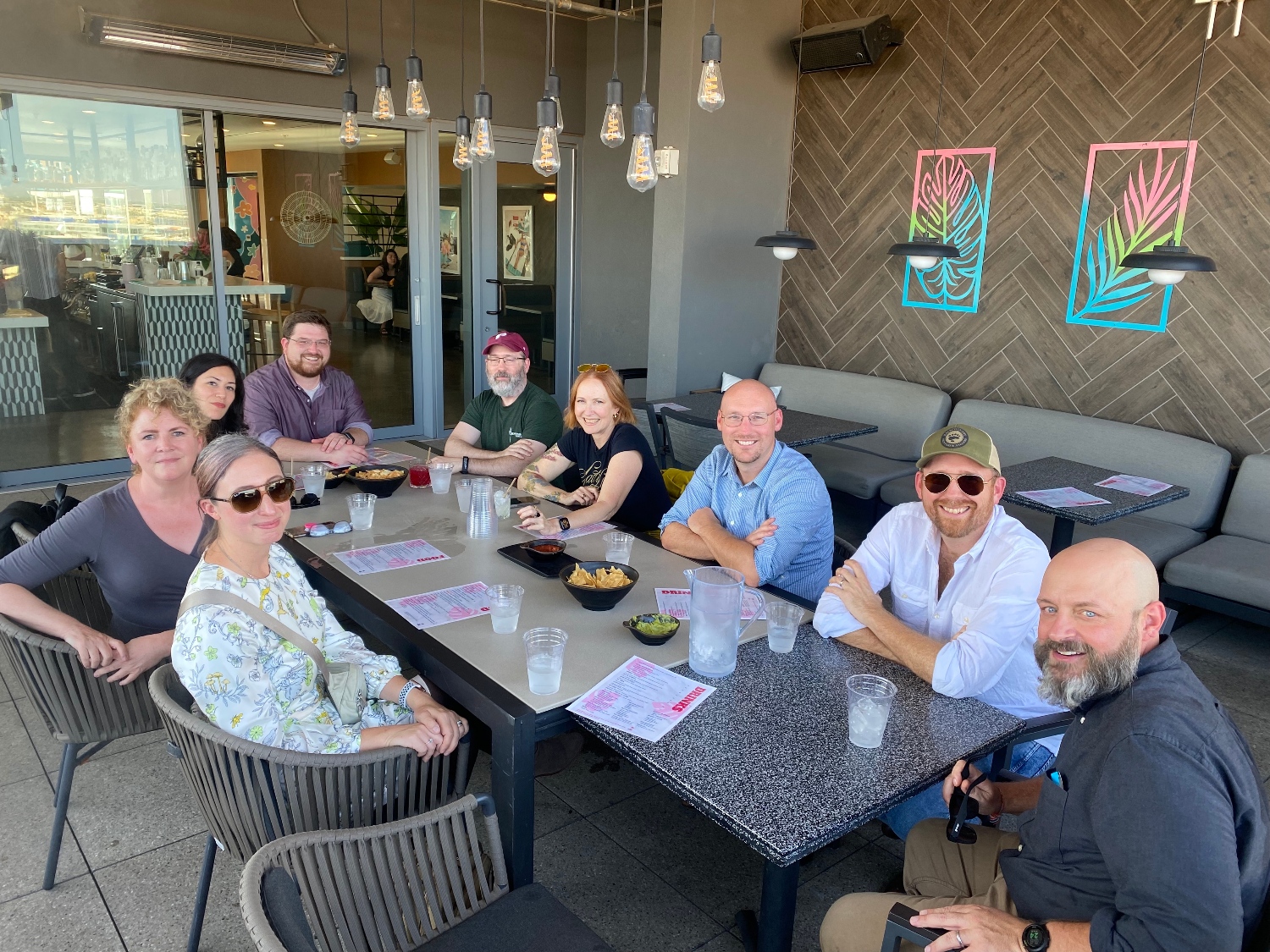 Arizona chapter members seated around a table