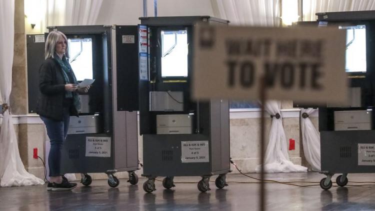 Person voting