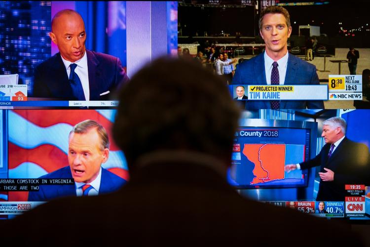 Televised media coverage of 2018 election
