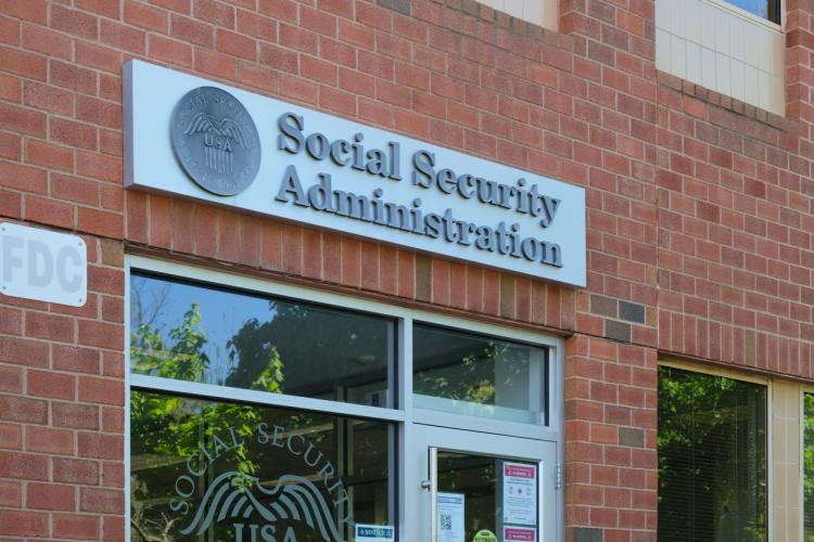 View of Social Security Administration building