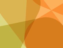 Yellow and orange abstract shapes