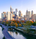 Skyline of city of Philadelphia 