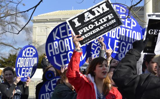 Roe v Wade protest