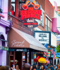 Broadway St in Nashville, TN